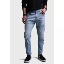 Jeans Slim Cropped Hombre Soviet Sjeh622ce