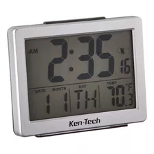 Ken-tech T- - Reloj Atómico Lcd Con Radio Control A, 1,5 P.