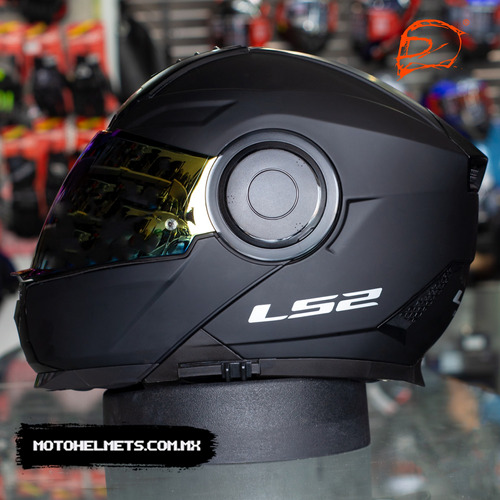 Casco Ls2 Scope Solid Negro Mate Ff902 Foto 2