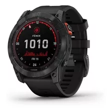 Relógio Gps Solar Garmin Fenix 7x (51 Mm) Cor Da Caixa: Cor Da Pulseira Preta, Cor Da Moldura Preta, Cor Preta