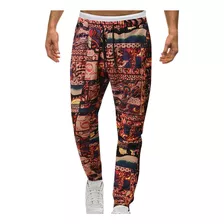 Pantalones Deportivos Largos De Lino A La Moda Para Hombre,