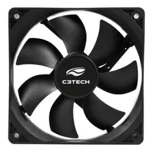 Cooler 80mm Para Gabinete 12v 3 Pinos C3tech F7-mb10bk 2 Op