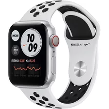 Apple Watch Nike (gps) Series 6 40mm Pulseira Platina/preta