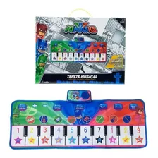 Brinquedo Infantil Tapete Musical Coordenação Piano Pjmasks.