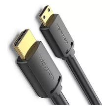 Video + Audio 4k Cable 60hz Dorado Pvc 3m Mini Hdmi Macho Tv