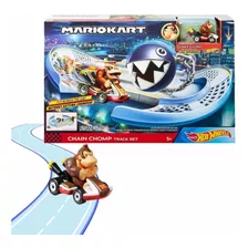Hot Wheels Mario Kart Circuito Pistas Chomp + Donkey Kong