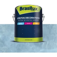 Efeito Cimento Queimado Revestimento 5,5kg Brasilux Cor Porto Azul