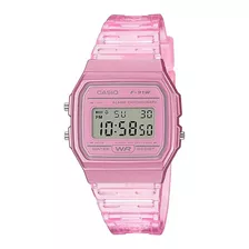 Relógio Casio Feminino Digital Rosa F-91ws-4df