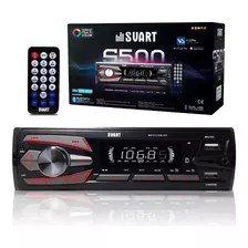 Som Automotivo Svart S500 Com Usb, Bluetooth E Cartão Sd