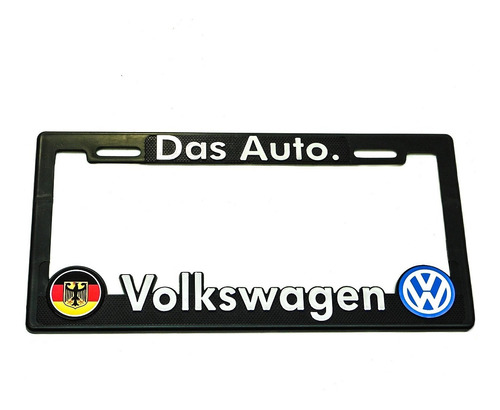  Portaplacas Premium Volkswagen Aguila Juego 2 Piezas Foto 3
