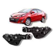 Mensula Soporte Parachoque Toyota Yaris 18-21 Delantero Par