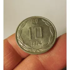 Moneda 10 Escudos. Chile, 1974