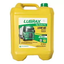 Óleo 15w40 Lubrax Top Turbo Pro Caterpillar Ecf-3 Galão 20 L