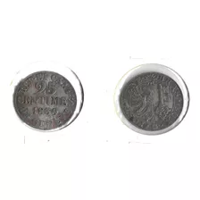 Suiça - Genebra, 25 Centimes De Prata 1839 Mbc+