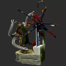 Spiderman Diorama - Stl Para Impresion 3d