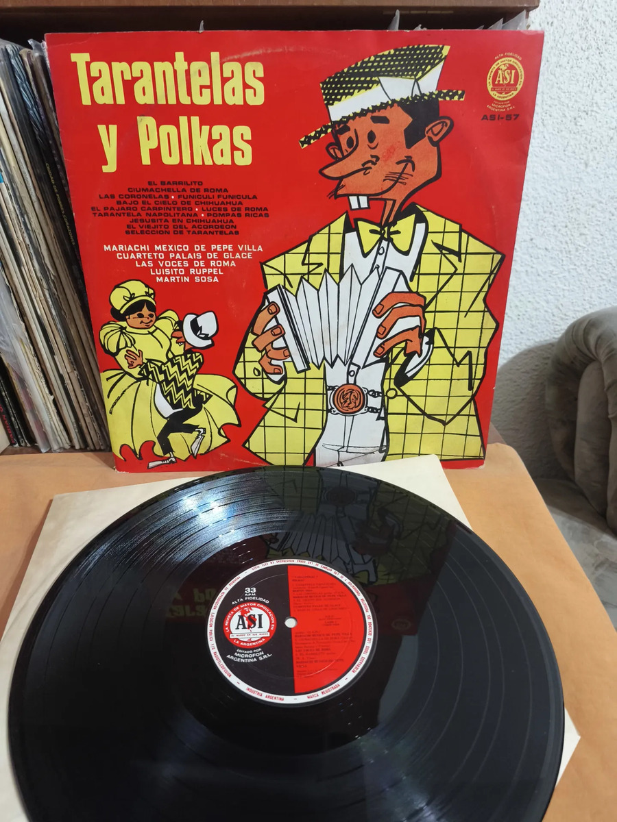 Mariachi Mexico de Pepe Villa - Tarantelas y Polkas - vinilo 1977