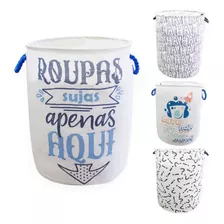 1 Saco Cesto Dobrável Multiuso Organizador Roupa Suja