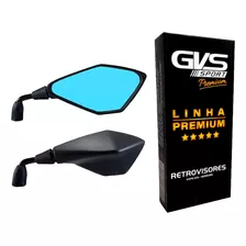 Retrovisor Z400 Lente Azul Convexa Fixo 90 Grau L Gvs Yamaha