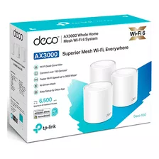 Deco X50 3 Pak Sistema Wi-fi 6 Mesh Ax3000 Para Toda La Casa