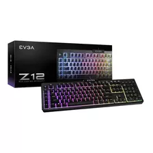 Teclado Gamer Evga Z12 Rgb Membrane Key Switch Español P