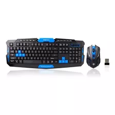 Kit Teclado + Mouse Gamers Inalambricos Hk8100