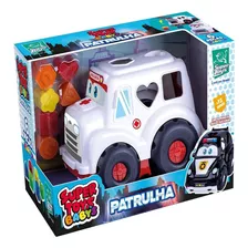 Carrinho Super Toys Babys Patrulha Ambulância Com Peças 