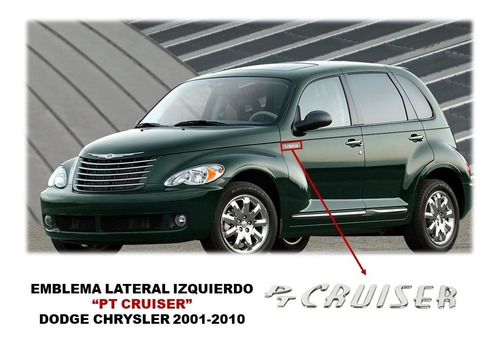 Emblema Lateral Izquierdo Chrysler Pt Cruiser 2001-2010 Foto 3