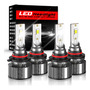 Kit Faros Luz Led 30000lm Para Gmc Sierra 1500 Envoy Yukon GMC Yukon