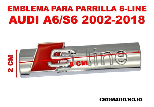Emblema Para Parrilla S-line Audi A6/s6 2002-2018 Foto 4