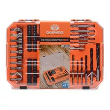 Kit De 81 Piezas De Mechas Y Puntas Taladro Daewoo Dwkit81