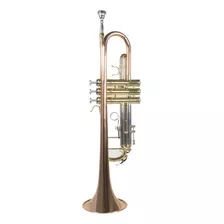 Wesner Str1100-g Trompeta Laqueado Dorado Con Estuche Suave