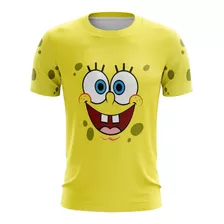 Playera Sublimada Infantil Bob Esponja Sonriente