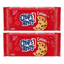 Pack 2 Paquetes Galletas Chips Ahoy Chewy 368g Importadas