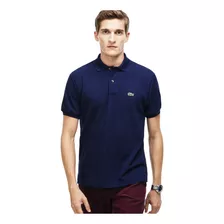 Camiseta Lacoste Tipo Polo En Azul Para Caballero L1212166