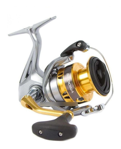 Shimano New Catana Fe 2500 Hg Fe Drag, 4 Kg, 6. 2:1 En Color Plateado Y Azul, Lado De La Manivela Derecha/izquierda