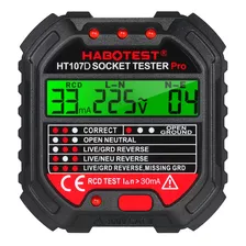 .. Habotest Gfci Outlet Tester Com Display De Tensão 90-250v