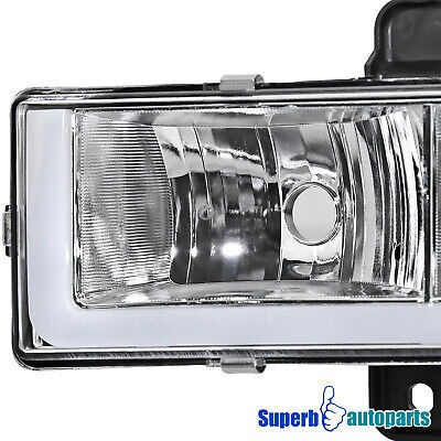 Fits 1994-1998 Gmc C10 C/k 1500 2500 3500 Headlights Bumpe Foto 5