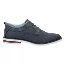 Zapato Casual Choclo Pierre Cardin S086 Azul Para Hombre