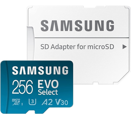 Micro Sd Xc Samsung Evo Select 256gb 4k U3. Tienda Garantia