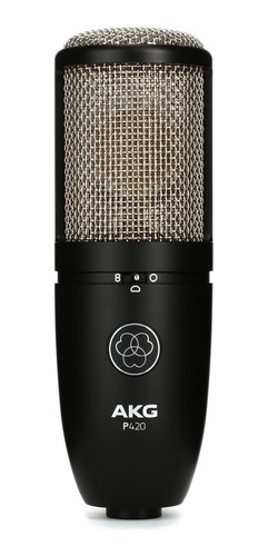 Micrófono Akg P420 Condensador  Cardioide Y Omnidireccional Negro