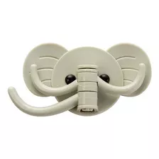 Suporte De Parede Autoadesivo Elefante Kit 2 Peças