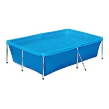 Piscina Retangular Estrutura De Ferro Standart 2000 L - Mor