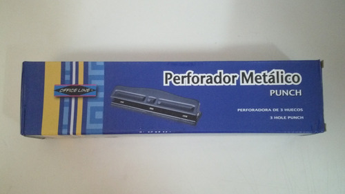 Perforadora Metalica De 3 Huecos Office Line ¡¡nuevas!!