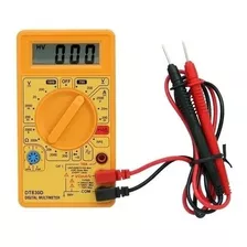 Tester Multimetro Digital Dt830 C/buzzer + Puntas 