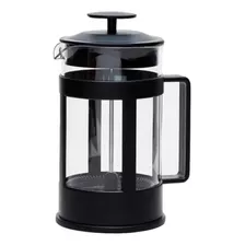 Cafetera Prensa Francesa Embolo 1 Litro Grd Vidrio Plastico Color Negro