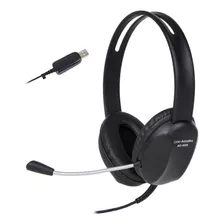 Auriculares Usb Cyber Acoustics Ac-4006, Cancelación De Ruid