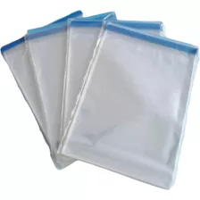  Sacos Plásticos C/aba Adesiva Transparente 30x40 - 1000 Uni