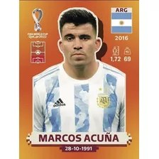 Figuritas Mundial Qatar 2022 Panini Acuña Arg 4