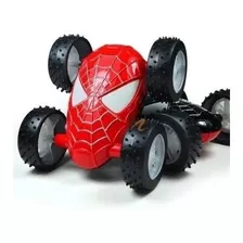 Auto A Friccion Choca Y Voltea Spiderman Hombre Araña