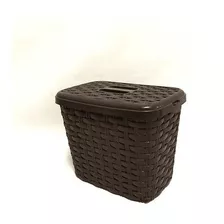 Cesta Rattan Con Tapa